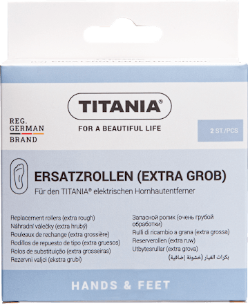 Uložak za električnu turpiju za stopala - ekstra grubi TITANIA