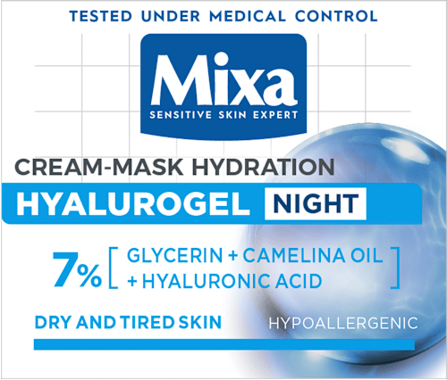 HYALUROGEL NIGHT noćna krema za lice Mixa