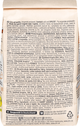Dinkel Grieß dmBio
