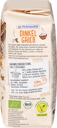 Dinkel Grieß dmBio