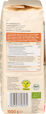 bio špaldová mouka typ 1050  dmBio