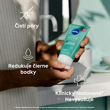 Čistiaci pleťový peeling Derma Skin Clear NIVEA