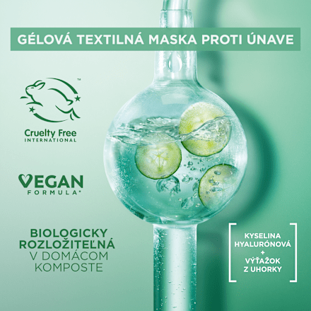 Hydratačná gélová pleťová maska Hyaluronic CryoJelly  GARNIER SKIN NATURALS