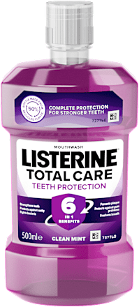 Ústna voda Total Care Teeth Protection Clean Mint Listerine