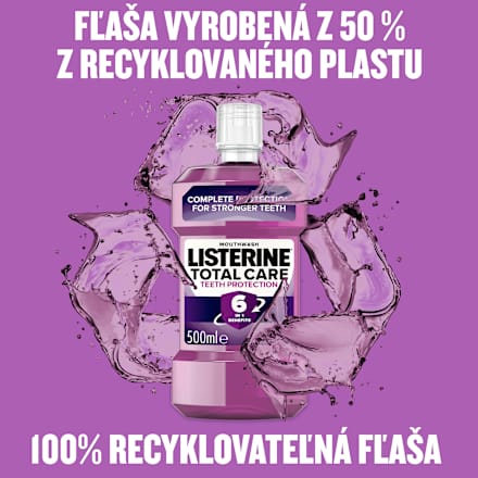 Ústna voda Total Care Teeth Protection Clean Mint Listerine