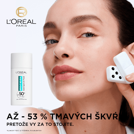 Hydratačný denný krém proti tmavým škvrnám Bright Reveal Dark Spot SPF 50 L'ORÉAL PARiS