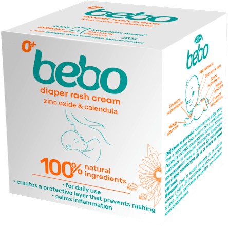 Крем при подсичане, натурални съставки(0+ месеца) bebo