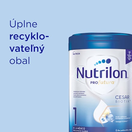 Počiatočná dojčenská mliečna výživa Profutura Cesarbiotik 1 Nutrilon