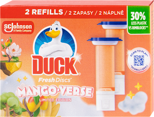 Fresh Discs WC čistič mango-verse, náplň 2x36 ml DUCK