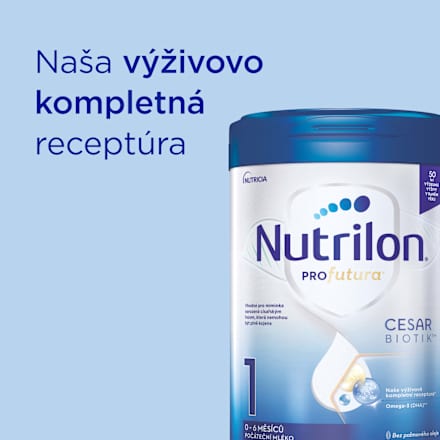 Počiatočná dojčenská mliečna výživa Profutura Cesarbiotik 1 Nutrilon
