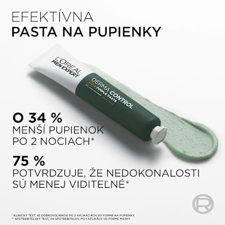 Pleťová pasta na akné Derma Control S.O.S. Pimple Paste  L'ORÉAL PARiS MEN EXPERT
