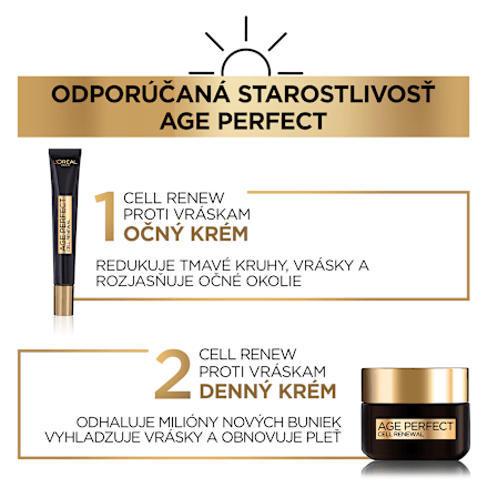 Revitalizujúci denný pleťový krém Age Perfect Cell Renew L'ORÉAL PARiS AGE PERFECT