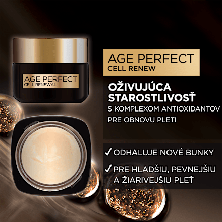 Revitalizujúci denný pleťový krém Age Perfect Cell Renew L'ORÉAL PARiS AGE PERFECT