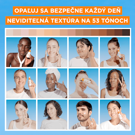 Denné sérum proti UV žiareniu SPF 50+ Garnier Ambre Solaire