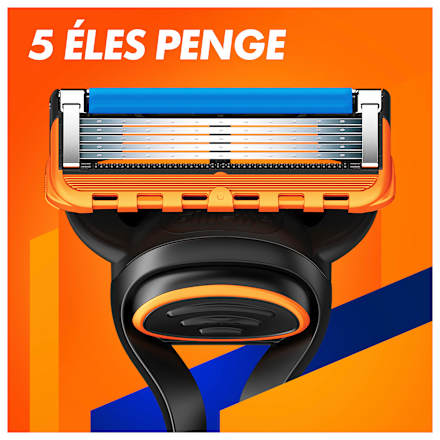 Fusion borotva készülék 5db betéttel + állvánnyal Gillette
