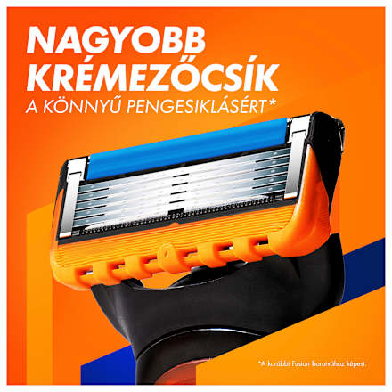 Fusion borotva készülék 5db betéttel + állvánnyal Gillette