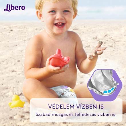 Úszópelenka S-es méret, 7-12 kg Libero