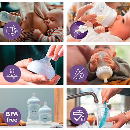 Dojčenská fľaša Natural Response - 1m+ PHILIPS AVENT