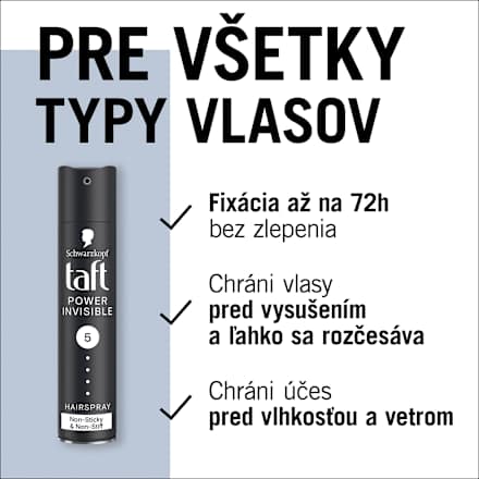Lak na vlasy Power Invisible 5 Schwarzkopf taft