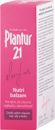 Nutri balzam na vlasy longhair Plantur 21