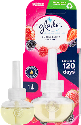 Náplň do elektrického osviežovača vzduchu Bubbly Berry Splash glade