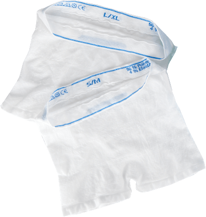 Popôrodné nohavičky, veľ. L-XL - biele MomCare