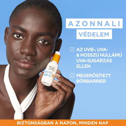 Fényvédő arcszérum Invisible FF50+ Garnier Ambre Solaire