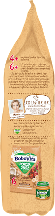 Kaszka manna mleczna brzoskwinia - banan po 4 miesiącu Porcja Zbóż Bobovita