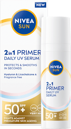 Serum za zaščito obraza pred soncem 2 v 1, ZF 50+  NIVEA SUN