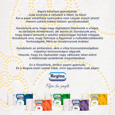 Delicate toalettpapír, Calming Chamomile, 24 tekercs, 3 rétegű Regina