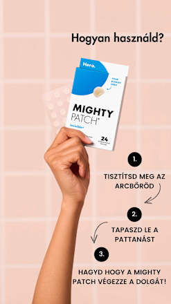 Mighty Patch Invisible+ pattanás elleni tapasz Hero.