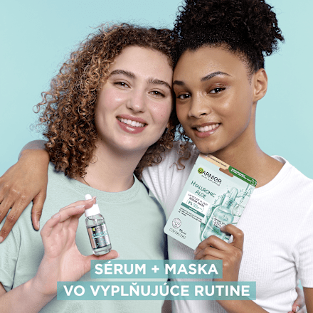 Intenzívne zvlhčujúca textilná pleťová maska Hyaluronic Aloe Serum GARNIER SKIN NATURALS