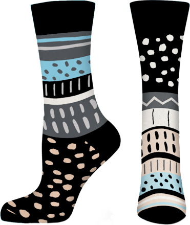 Памучни чорапи с точки, размер 39-42, различни цветове/мотиви happy FOOTtopia