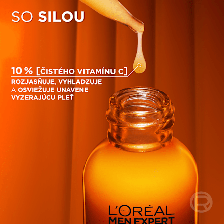 Pleťové sérum Hydra Energetic Vitamin C Shot L'ORÉAL PARiS MEN EXPERT