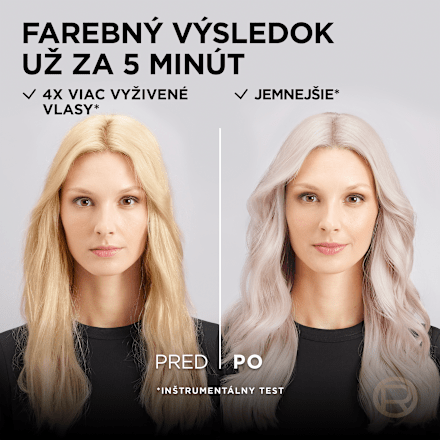 Kyslý toner po zosvetľovaní vlasov Le Blonding - perleťová L'ORÉAL PARiS PRÉFÉRENCE