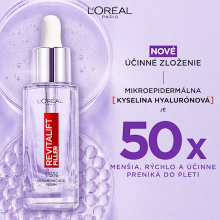 Sérum proti vráskam Revitalift Filler [+Hyaluronic Acid] L'ORÉAL PARiS REVITALIFT
