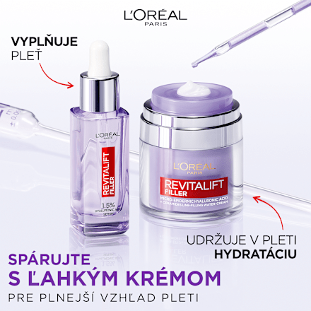 Sérum proti vráskam Revitalift Filler [+Hyaluronic Acid] L'ORÉAL PARiS REVITALIFT