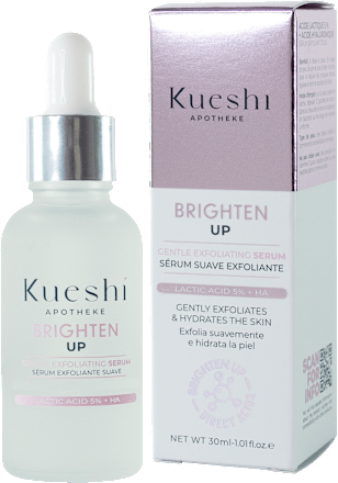 Jemné exfoliačné pleťové sérum Brighten Up Lactic Acid 5 % + HA KUESHI NATURALS