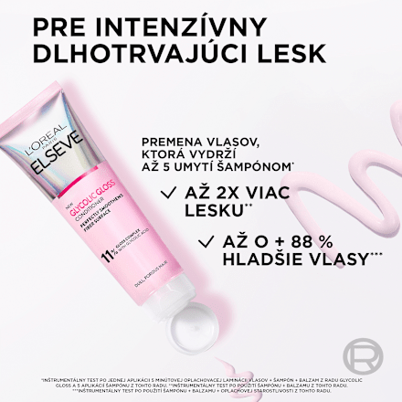 Kondicionér na vlasy Glycolic Gloss 11 % Gloss Complex L'ORÉAL PARiS ELSEVE