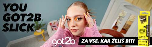 Gel za oblikovanje obrvi in mladih laskov Tinted Glued got2b