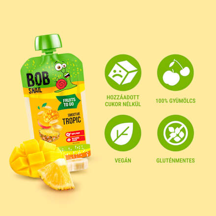 Smoothie, banán-ananász-mangó Bob Snail