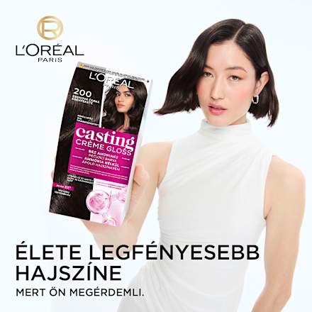 Hajszínező, mandula 801 L'ORÉAL PARiS CASTING Crème Gloss
