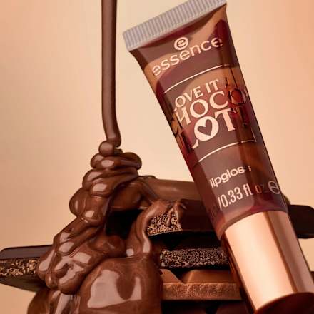 Lipgloss Love It  A Choco' Lot! 01 Melted Bliss, Chocolate Kiss essence