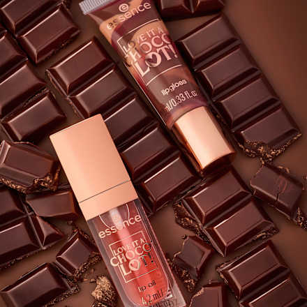 Lipgloss Love It  A Choco' Lot! 01 Melted Bliss, Chocolate Kiss essence