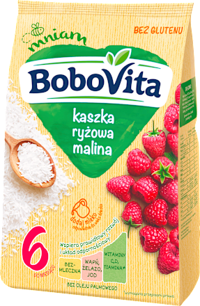Kaszka ryżowa malina, po 6 miesiącu Bobovita