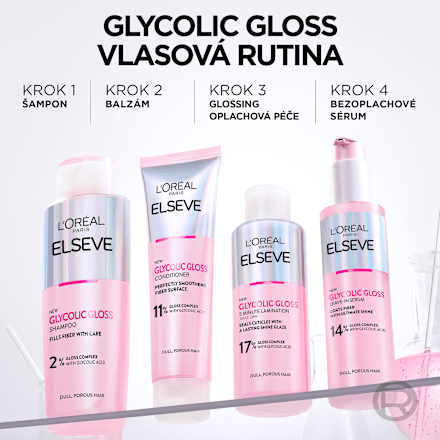 leave-in sérum Glycolic Gloss L'ORÉAL PARiS ELSEVE