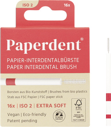 Interdentalbürsten Papier ISO 2 Extra Soft Paperdent