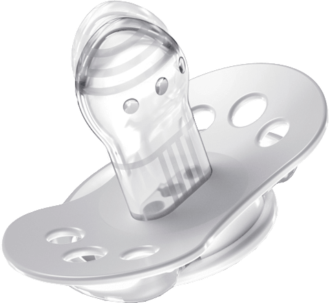 dudlík silikonový I love, 0-3 měsíce LOVI