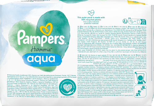Chusteczki Aqua Harmonie (3x48) Pampers Harmonie
