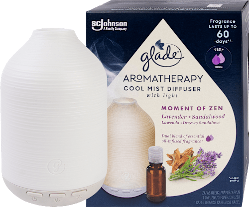 Aróma difuzér Aromatherapy Cool Mist Moment of Zen glade